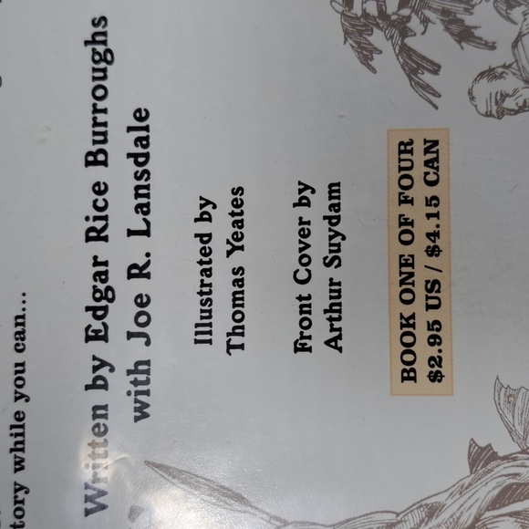 Tarzan The Lost Adventure Edgar Rice Burroughs with Joe R. Lansdale Books #1-4 - Picture 5 of 14